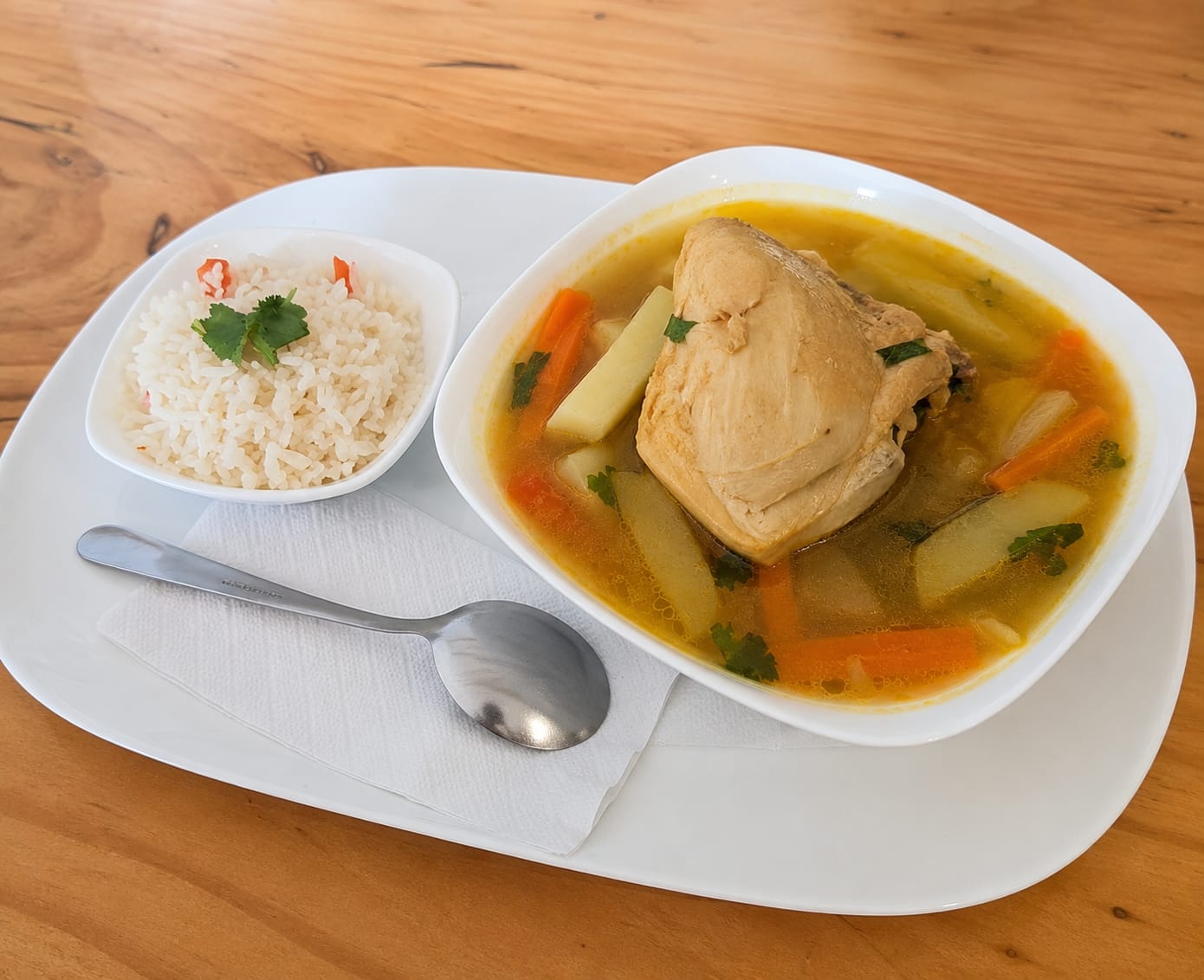 Sopa de Pollo casera